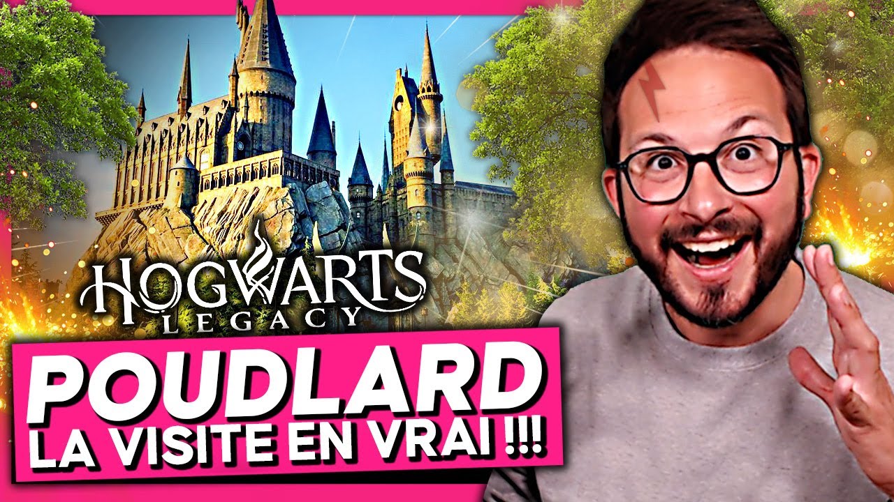 HOGWARTS LEGACY Je visite POUDLARD et PRÉ AU LARD en VRAI