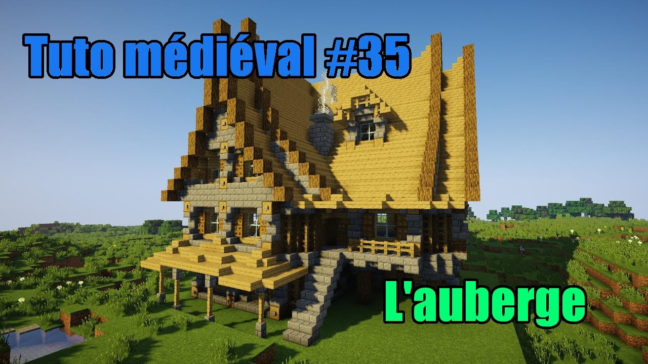 Minecraft Construire un village médiéval de A à Z 35 L auberge 2 2