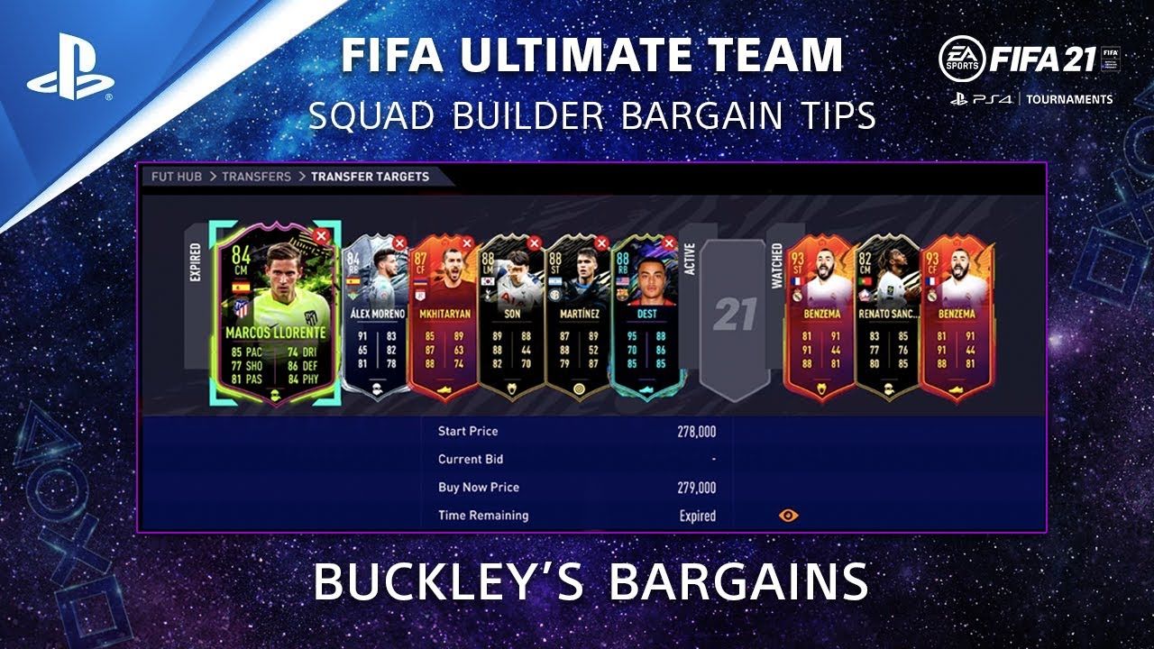 Fifa 21 Fut Guide Squad Builder Bargain Tips Ps Cc