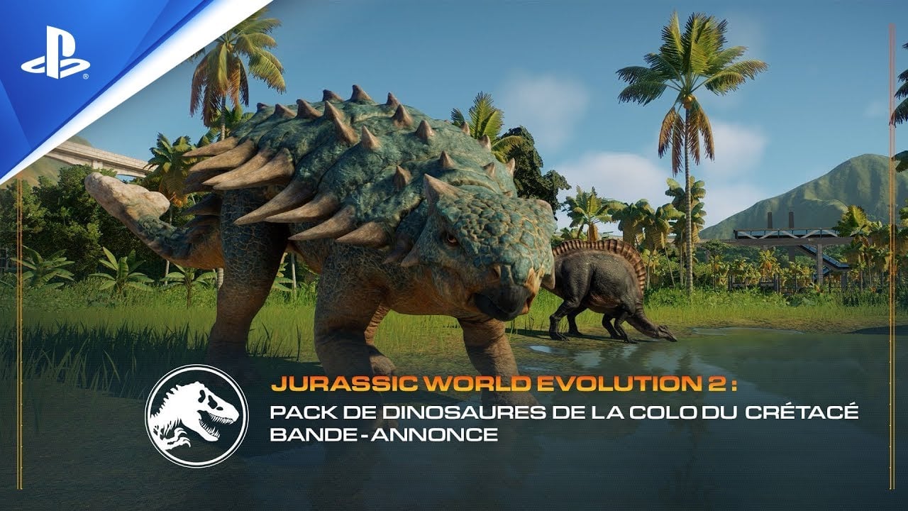 Jurassic World Evolution 2 - Trailer du pack de dinosaures de la Colo du  Crétacé | PS4, PS5