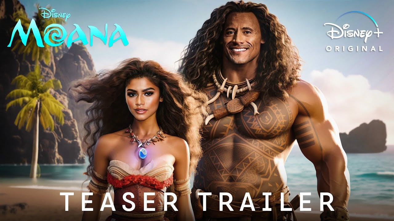 MOANA Live Action - Official Trailer (2024) Zendaya, Dwayne