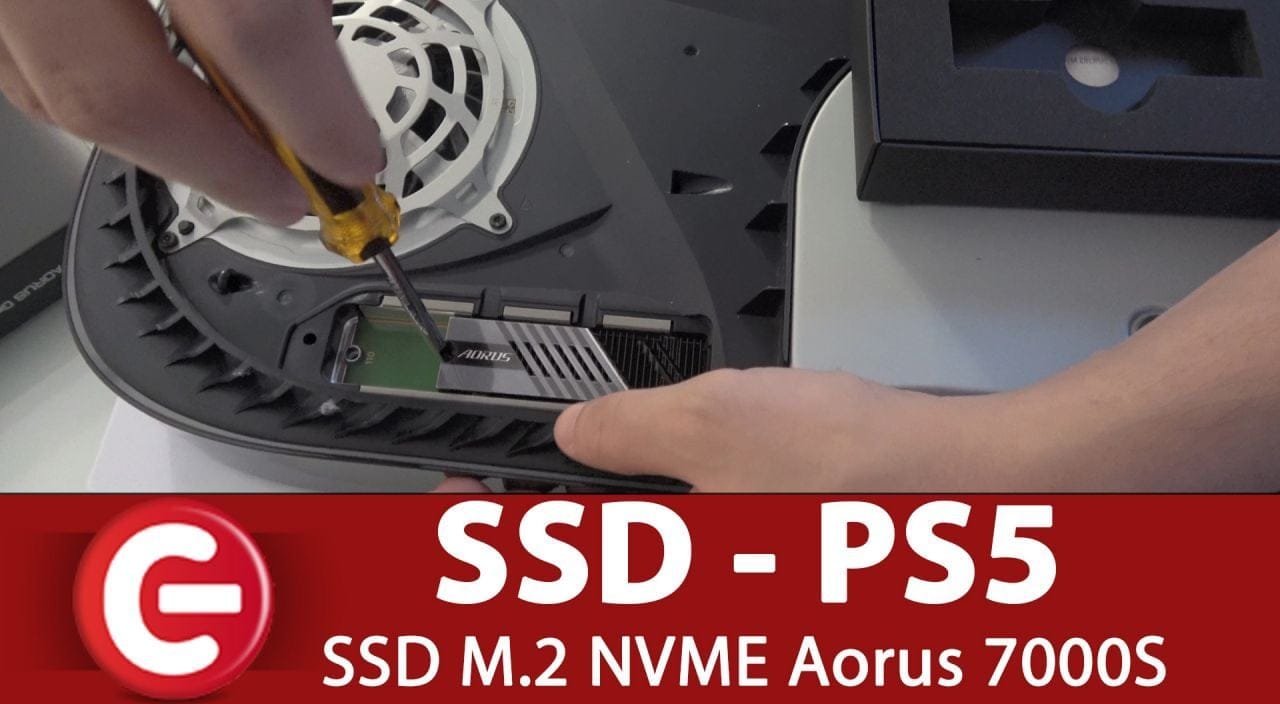 TUTORIAL PS5] Comment installer un disque dur SSD dans votre PS5 (Aorus  7000S) ?