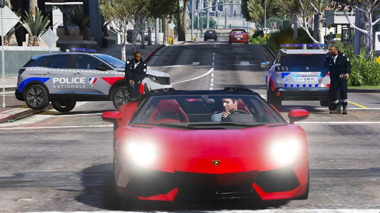 gta 5 astuces de voiture de police