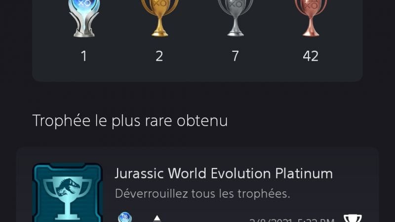 Platine #2 : Jurassic World Evolution