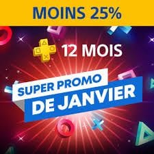 Promo 25% PS ➕ sur le store