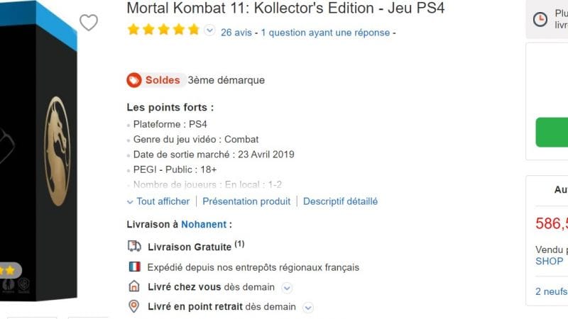 [SOLDES] L'édition Kollector (Scorpion) à 120€