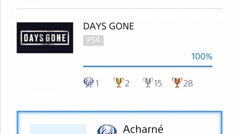 Platine days gone