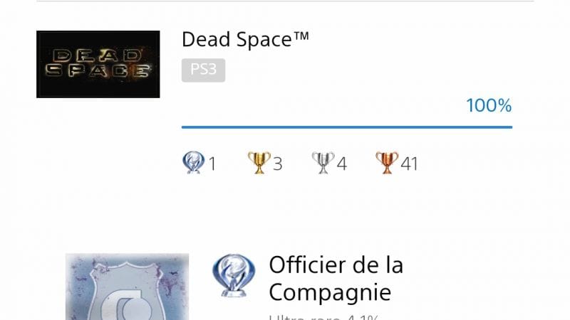 1er Platine : DEAD SPACE