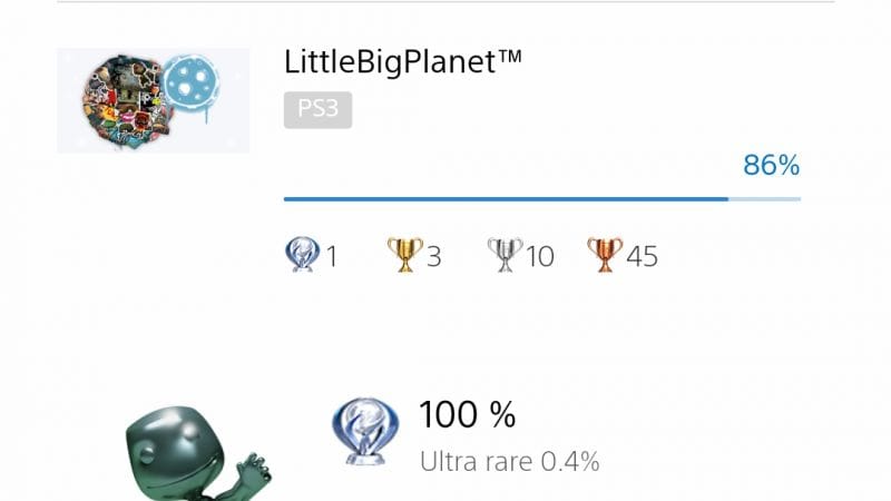 2e platine : LITTLE BIG PLANET