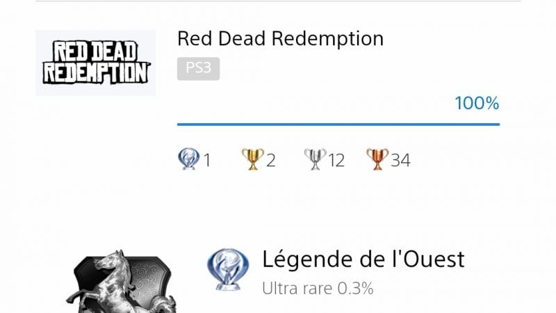 12e platine : RED DEAD REDEMPTION