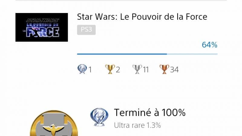 14e platine : STAR WARS - LE POUVOIR DE LA FORCE