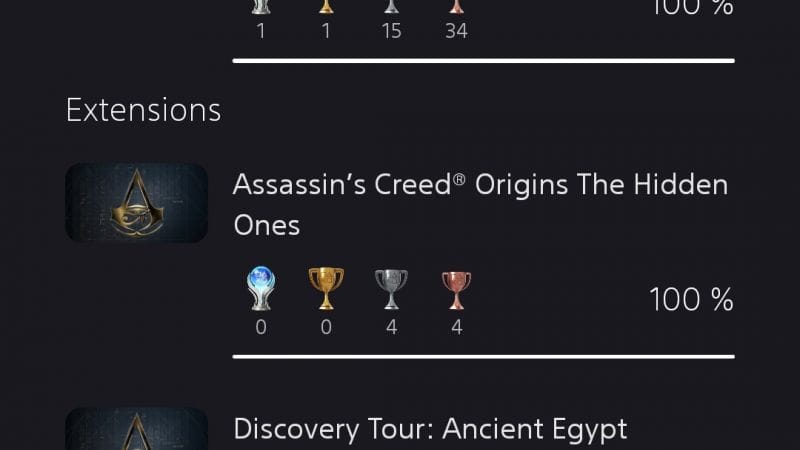 Platine + 100% d'AC Origins