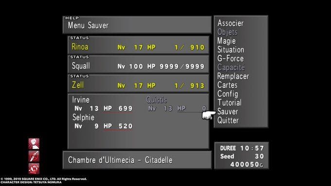 Platine de FFVIII Remastered en 11h