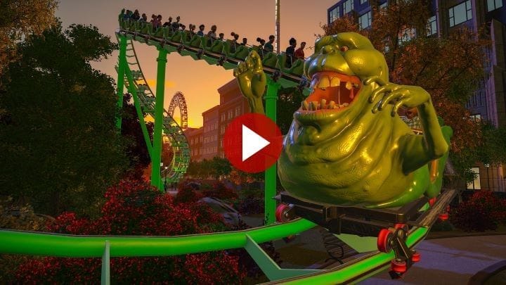 Planet Coaster : Console Edition - Les DLC Ghostbuster et Studios Pack sont disponibles !