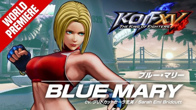 The King of Fighters XV : Blue Mary montre du gameplay