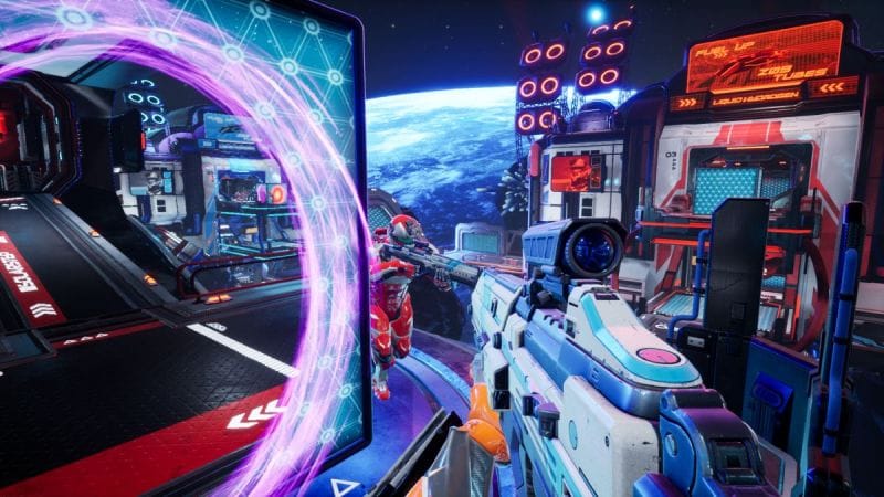 Bande-annonce Splitgate : le jeu de tir qui mélange Halo et Portal arrive sur consoles - E3 2021 - jeuxvideo.com