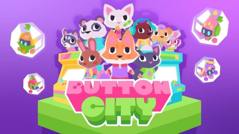 Button City, le jeu indé en low-poly tout mimi, sortira sur PS5 !!!!