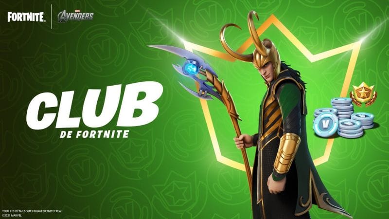 Que contient le pack de juillet du Club de Fortnite ? Loki et plus