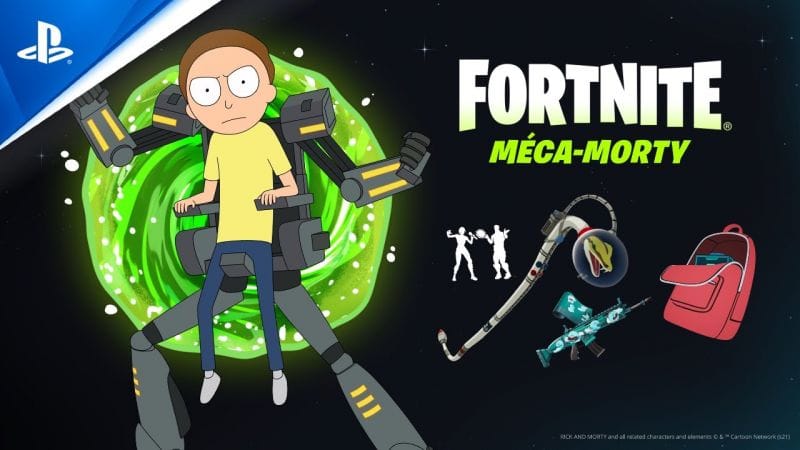 Fortnite | Méca-Morty retrouve Rick Sanchez | PS5, PS4