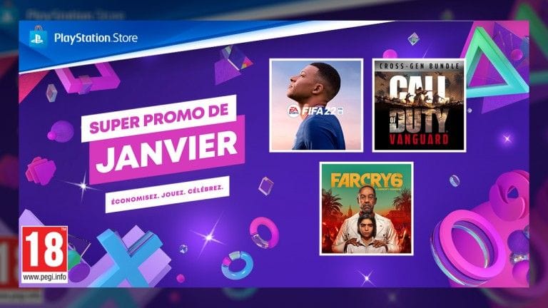 PlayStation Store : Far Cry 6, COD Vanguard... découvrez les offres de la Super Promo de Janvier !