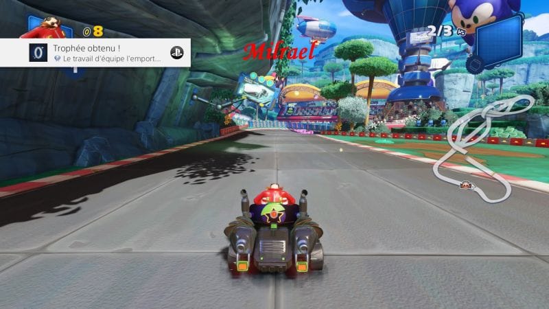 Platine n°234 - Team Sonic Racing