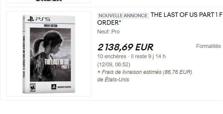 The Last of Us Part 1: la Firefly édition revendue à plus de 20 ...