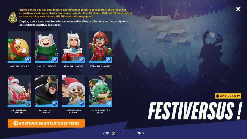 Contenu de Noël et événement Festiversus.