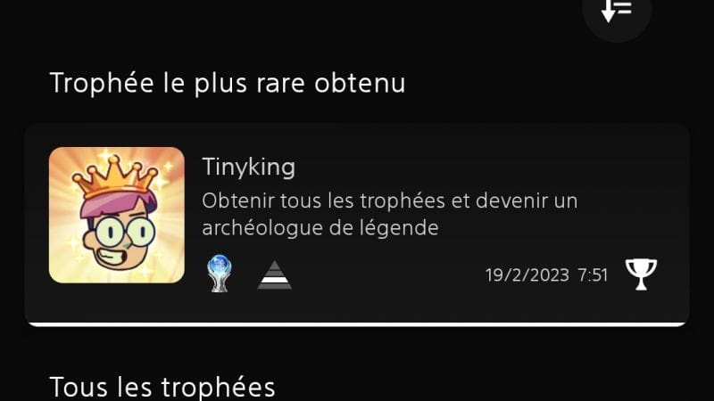 Mon 43e trophée platine + vidéo de gameplay