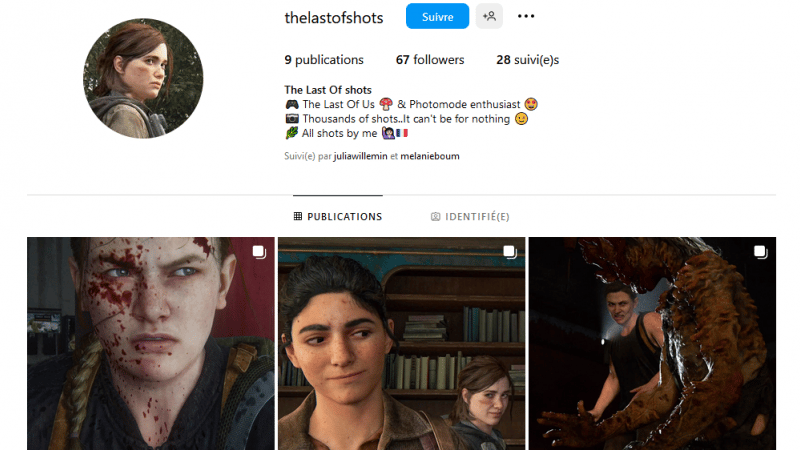 Je partage mes screens TLOU sur insta !