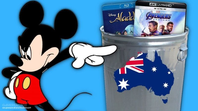 Disney cesse de vendre des films sur support physique en Australie