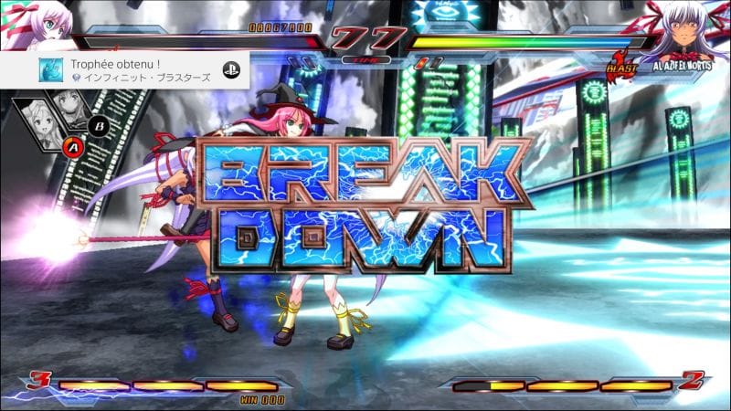 Platine n°260 - Nitroplus Blasterz Heroine's Infinite Duel (PS4)