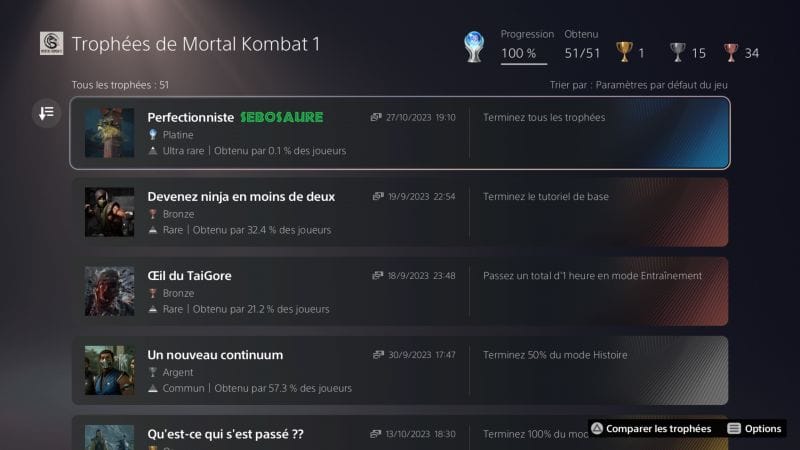 #234 Mortal Kombat le Platine