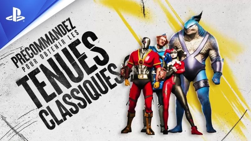 Suicide Squad: Kill the Justice League - Trailer des tenus classiques - VF | PS5