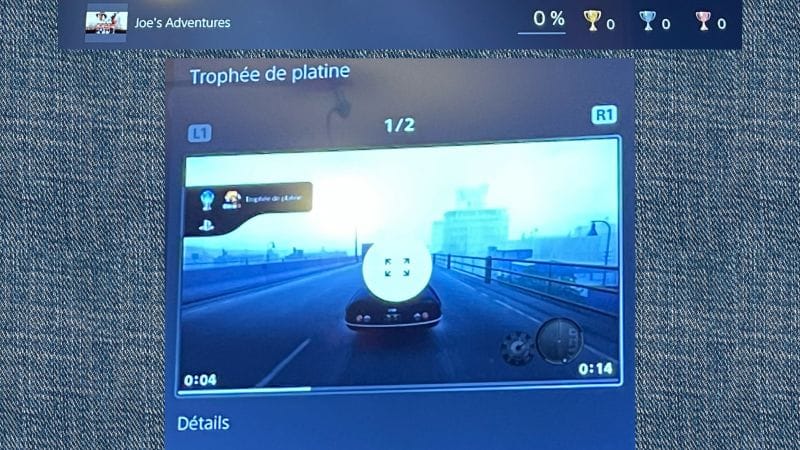 Mon premier Trophée Platine sur la PS5 mais un trophée PS4