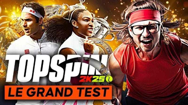 TOP SPIN 2K25 TEST 🎾 Retour imparfait : de l'excellent et du décevant, explications...