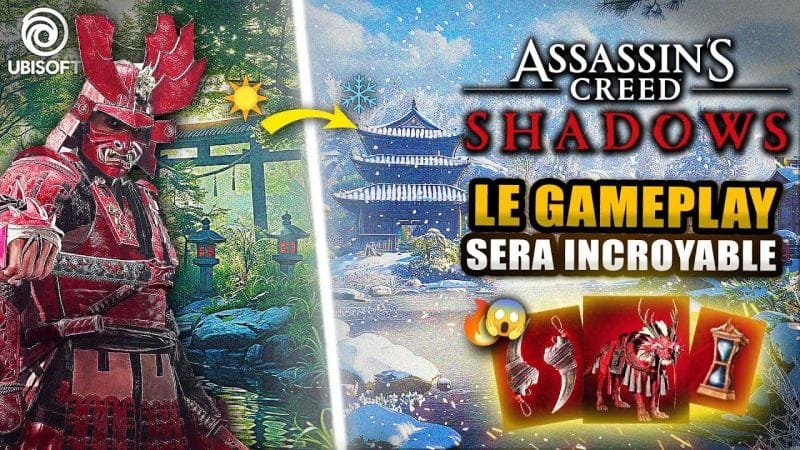 Assassin's Creed Shadows : 12 Fonctions INCROYABLES (Saisons, Monture DRAGON, Taille de la Carte 🔥)