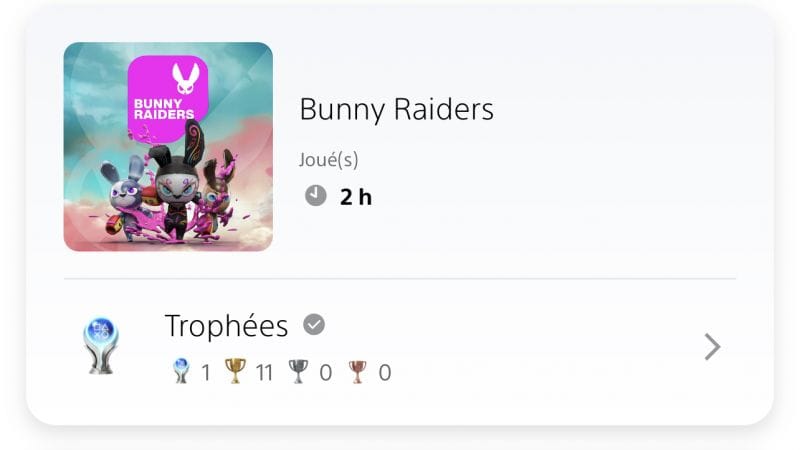 Platine 3659 : Bunny Raiders PS4