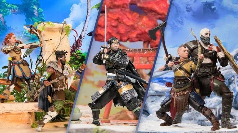 PlayStation dévoile les figurines The Shapes avec God of War, Horizon, Ghost of Tsushima