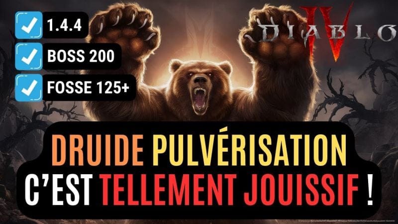 Le Build Du Druide Pulvérisation Qui Fait Paf Le Chien Et Martyrise Le Endgame ! (Fosse 125+)