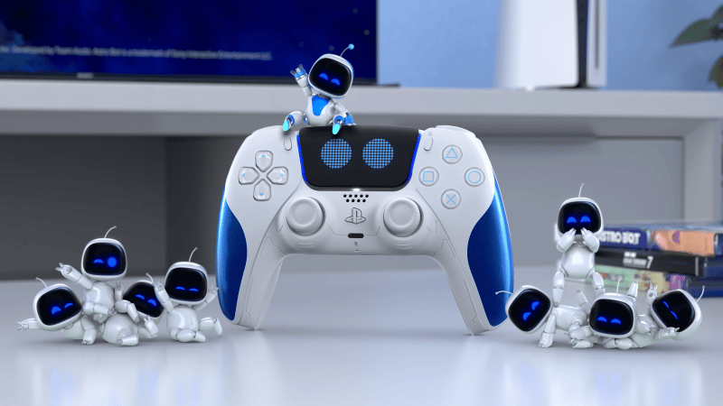 Premier aperçu : manette sans fil DualSense édition limitée Astro Bot