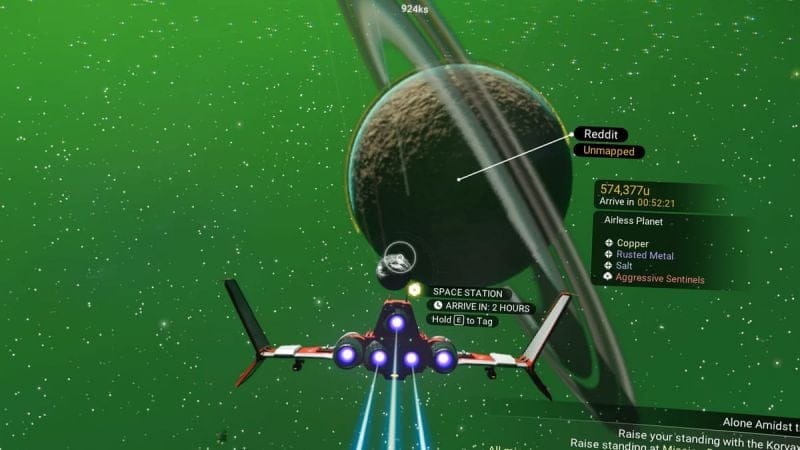 No Man's Sky : ce joueur est tombé sur une planète au nom très inattendu, le hasard a bien fait les choses