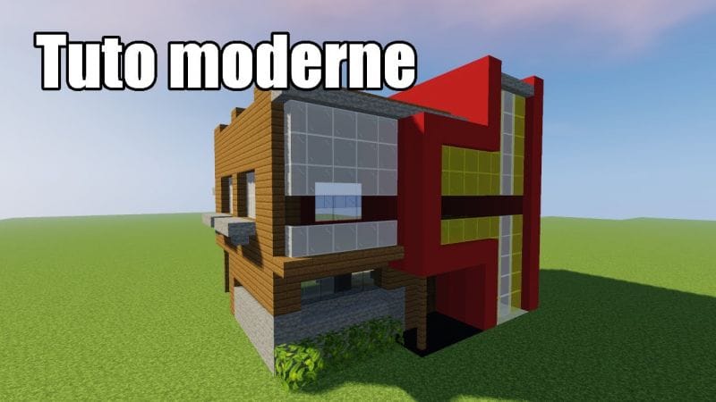 Minecraft - Tuto ville moderne #31 - La maison