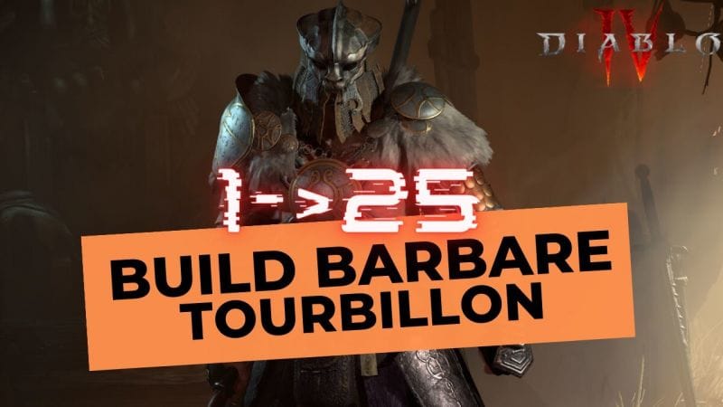 Monter rapidement de 1 à 25 avec ce build Barbare Tourbillon sur Diablo IV !