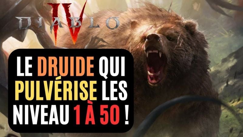 Le Druide Qui N'a Pas Le Temps De Discuter Dans Diablo 4 Pour Atteindre Le Niveau 50 !