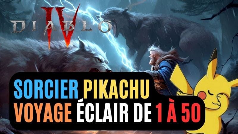 Un Coup De Foudre Pour Ce Build Sorcier Qui Permet de Monter Rapidement Du Niveau 1 à 50 !