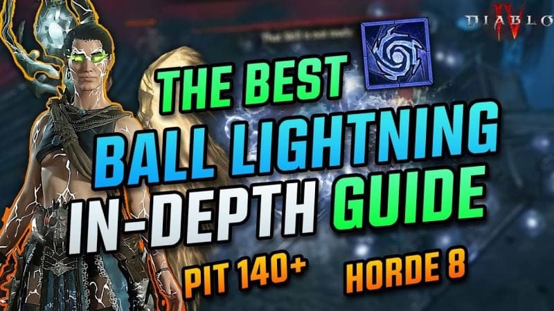 Best Sorcerer Ball Lightning Build In-Depth Guide - S5 Diablo 4