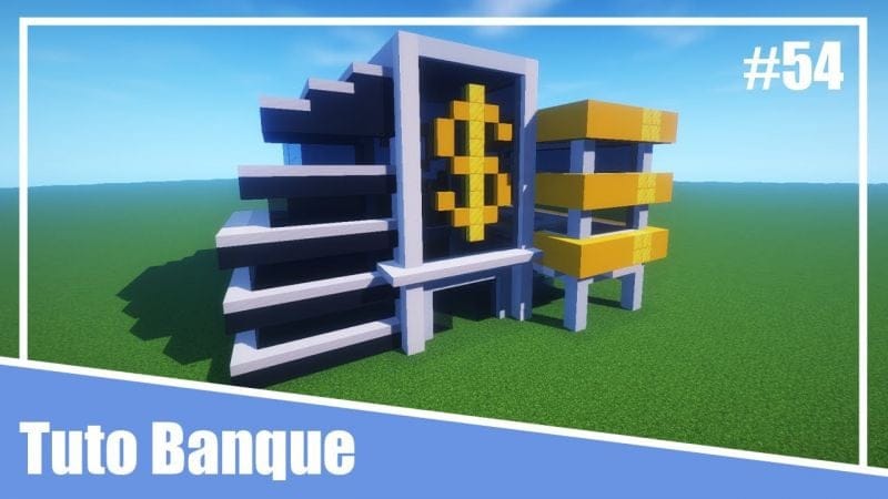 Minecraft - Tuto Ville Moderne #54 - Comment Construire une Banque