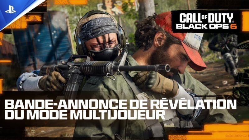 Call of Duty : Black Ops 6 - Trailer du mode Multijoueur - VF | PS5, PS4