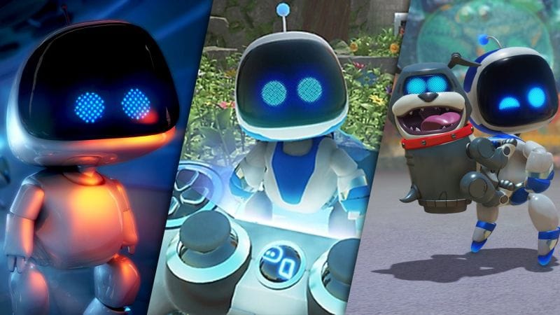 L’évolution du design adorable d’Astro  Bot