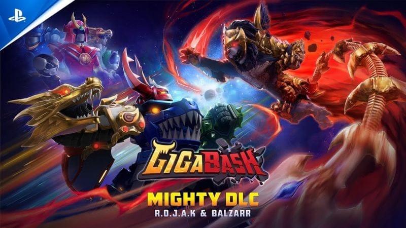 GigaBash - Mighty DLC: R.O.J.A.K & Balzarr Trailer | PS5 & PS4 Games